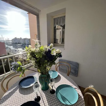 T2 Avec Parking Et Ascenseur A 100m De La - Animaux Acceptes, 34300 Cap D'agde - Fr-1-702-40 Apartment *
